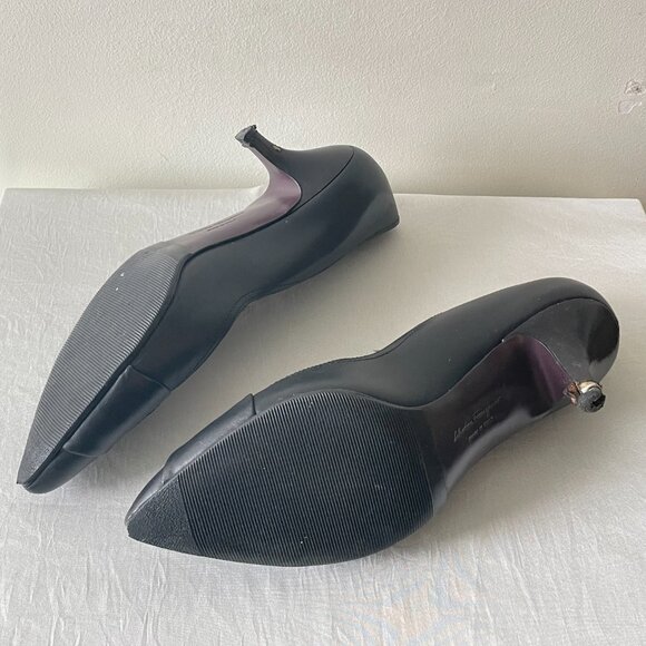Salvatore Ferragamo 2inch kitten heels Black - Picture 4 of 7